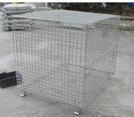 帶蓋帶腳帶輪折疊倉儲籠 帶蓋帶腳帶輪折疊倉儲籠